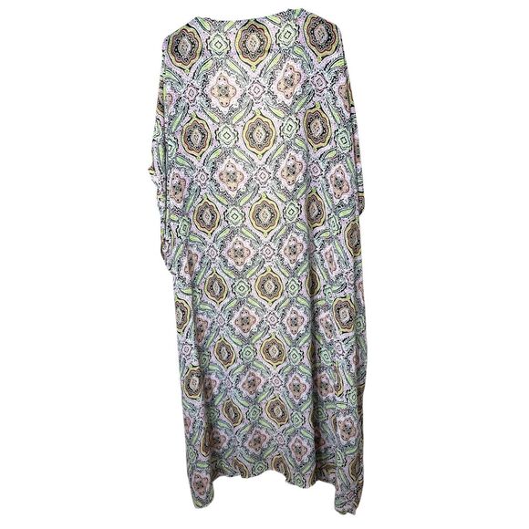 Lane Bryant Maxi Chiffon Overpiece Cardigan Duster One Size - Picture 9 of 10